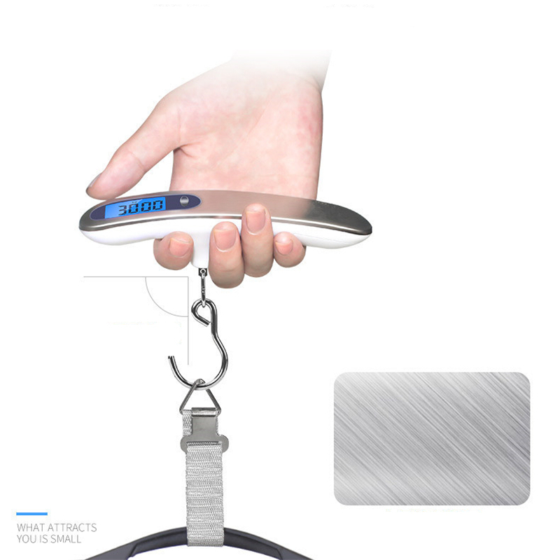 Fishing Hook - Báscula portátil con pantalla LCD Digital,