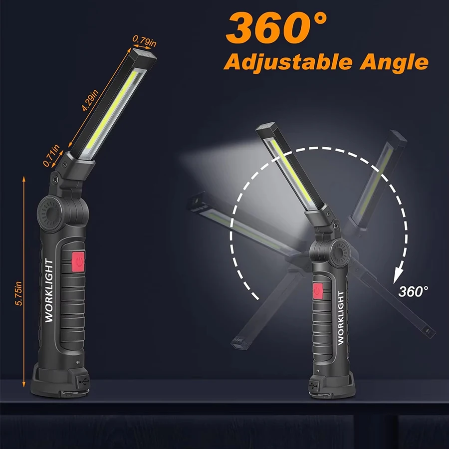 Linterna de luz de trabajo mag - Fishing Hook reseña y precio